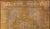 Textile Squared Shape Antique Oushak Rug in Green, Marigold, Cream and Pink Color For Sale - Image 7 of 17
