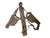 1900 - 1909 Antique Leather Horse Bridle W/Blinders For Sale - Image 5 of 8