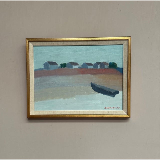 Raymond Wallentin, Byxelkrok, 1975, Oil & Oil on Canvas, Framed For Sale - Image 13 of 18
