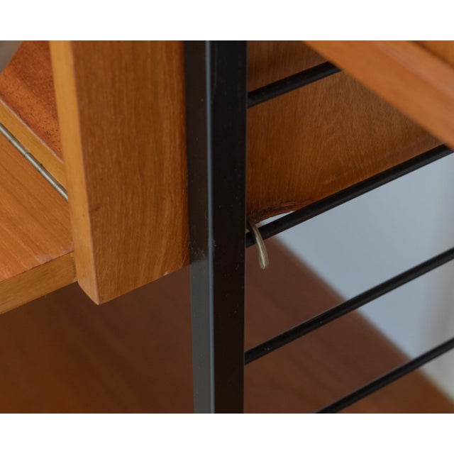 Mid-Century Ladderax 6-Bay Shelving System by Robert Heal for Staples Cricklewood, 1960s, Set of 6 For Sale - Image 13 of 18