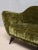 Black Perla Loveseat in Olive Green Dedar Velvet by Giulia Veronesi for ISA Bergamo, 1950s For Sale - Image 8 of 16