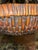 Coffee Vintage MCM Japanese Willow Weave Bamboo Handwoven Basket Triple Arch Handle Japandi / Mingei For Sale - Image 8 of 8