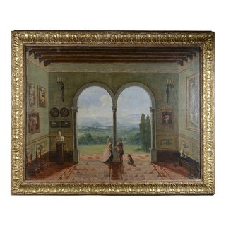 Painting, View, 1900s, Oil on Canvas For Sale