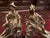 Pair of Early Louis XV Chinoiserie Gilt Bronze Ormolu Chenets / Andirons, Circa 1745 [Sp] For Sale - Image 9 of 11