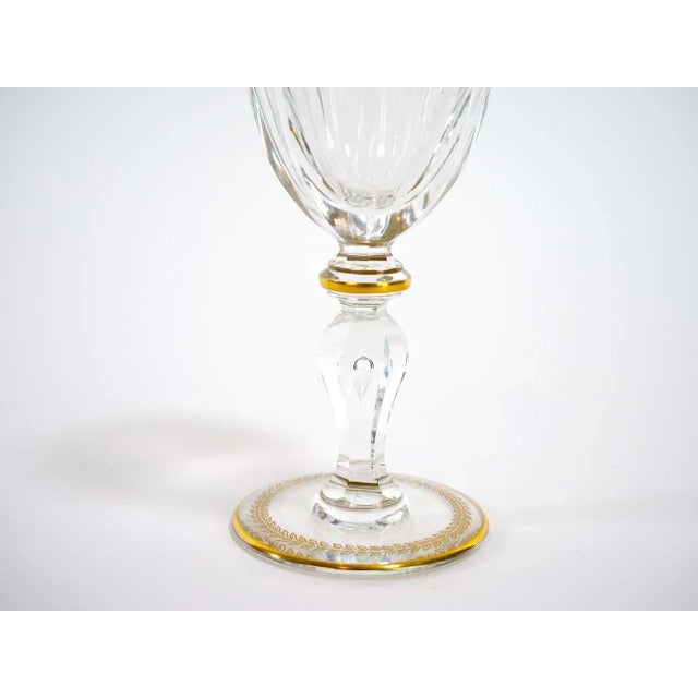 Tall Saint Louis Crystal Tableware Service / Eight People For Sale - Image 12 of 13