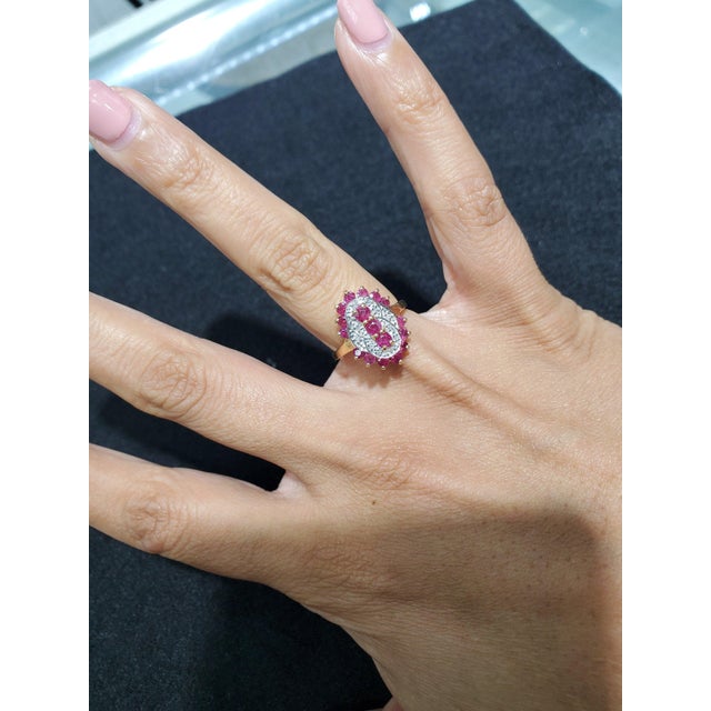 ♥ Product Summary ♥ Main Stone: Sapphire & Diamonds/Ruby & Diamonds Stone Cut: Round Band Material: 10k Yellow Gold...
