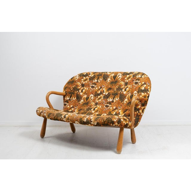 Brown Scandinavian Modern Muslinge or Clam Sofa, Sweden For Sale - Image 8 of 11