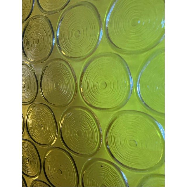 Set of 3 Individual Vintage Mid-Century Modern Green Circle Bottle Tension Pole Room Dividers, Circa 1960s For Sale - Image 10 of 12