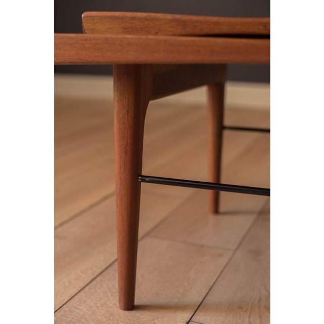 Vintage Danish Teak Two-Tier Coffee Table by Poul Jensen for Selig For Sale - Image 16 of 18