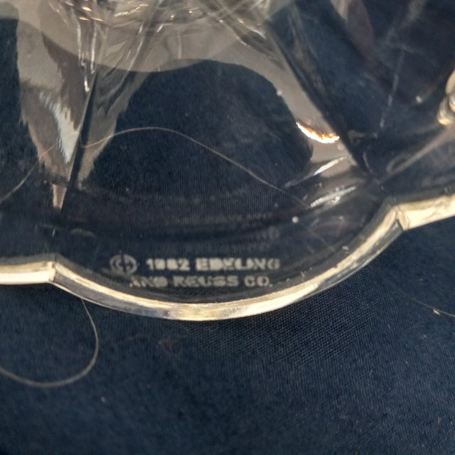 1980s Ebeling and Reuss Co. German Lead Crystal Candle Holders- a Pair For Sale - Image 6 of 8