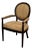 Baker Milling Road Louis XVI Style Mahogany Bergère Armchair For Sale