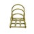 Mid-Century Modern Mid 20th Century Large Brass Letter Rack For Sale - Image 3 of 6