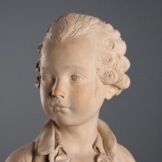 Young Boy Terracotta Bust For Sale - Image 3 of 10