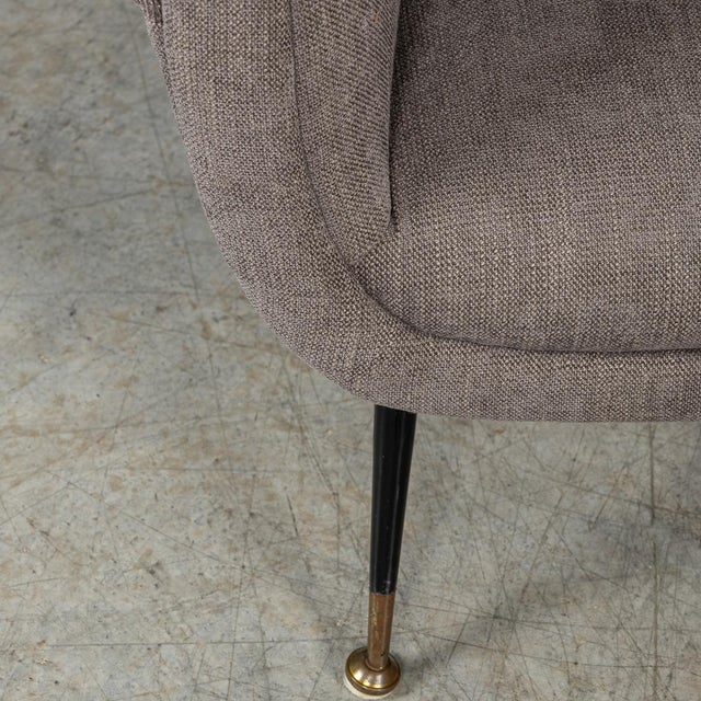 20th Century Italian Armchairs Attibuted to Gigi Radice for Minotti, 1960s, Set of 2 For Sale - Image 17 of 18