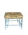 2020s Chinese Chippendale Style Bench in Thibaut For Sale - Image 5 of 10