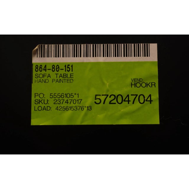 Hooker Furniture Seven Seas Collection 38" Two Toned Accent Sofa / Console Table 864-80-151 For Sale - Image 12 of 12