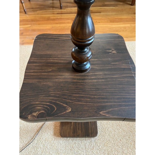 1960s 1960s Mid-Century Modern Walnut Lamp Table For Sale - Image 5 of 9