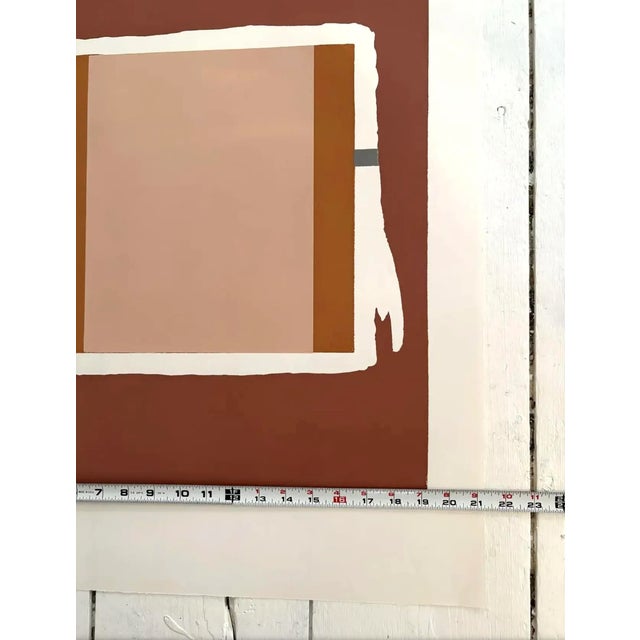 Barbara Beck 1971 Mid-Century Modern Screen Print on Paper - Unframed For Sale In New York - Image 6 of 8