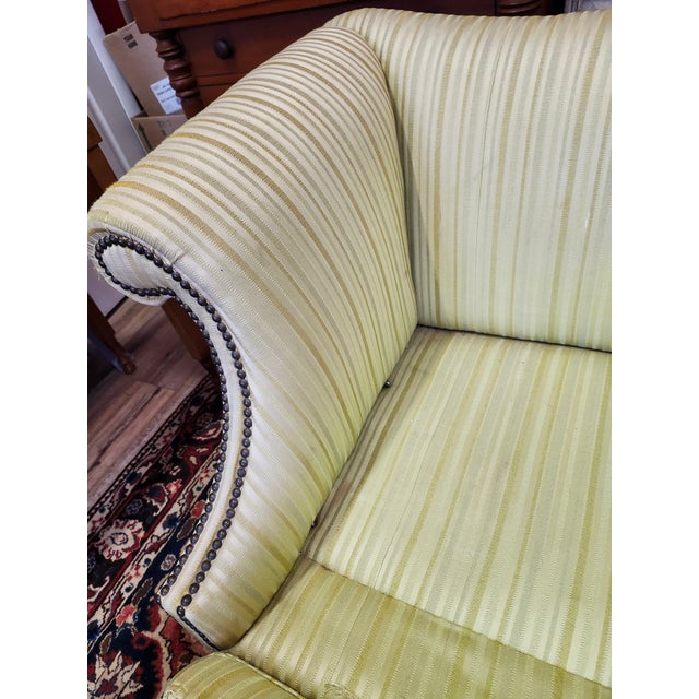 Chippendale Mid 20th Century Chippendale Style Camelback Sofa For Sale - Image 3 of 16