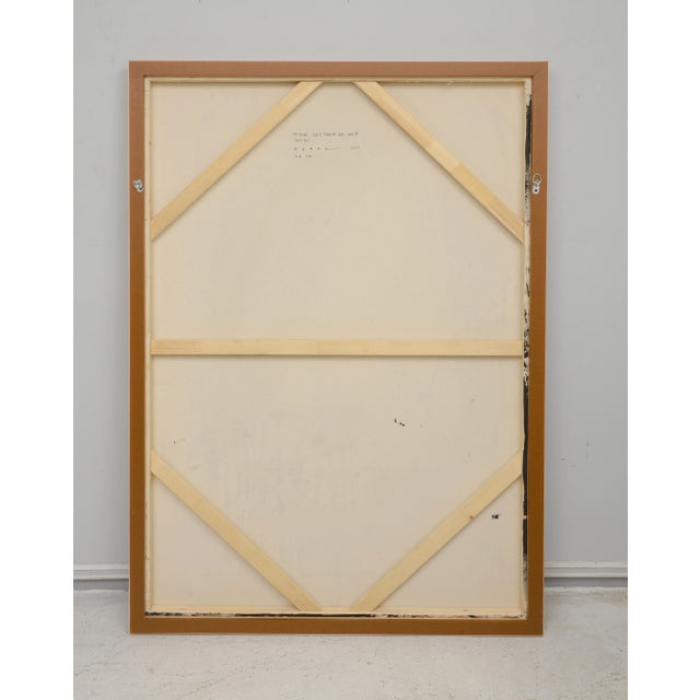 Monica Perez "Let Them Go #3" Original Acrylic Painting on Canvas 2021 For Sale - Image 11 of 11