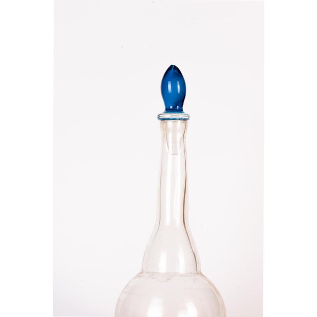 Vintage Murano Glass Bottle by Jean Mell, Italy, 1970s For Sale - Image 3 of 6