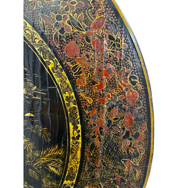 Antique Tilt-Top Chinoiserie Gueridon Table For Sale - Image 9 of 12