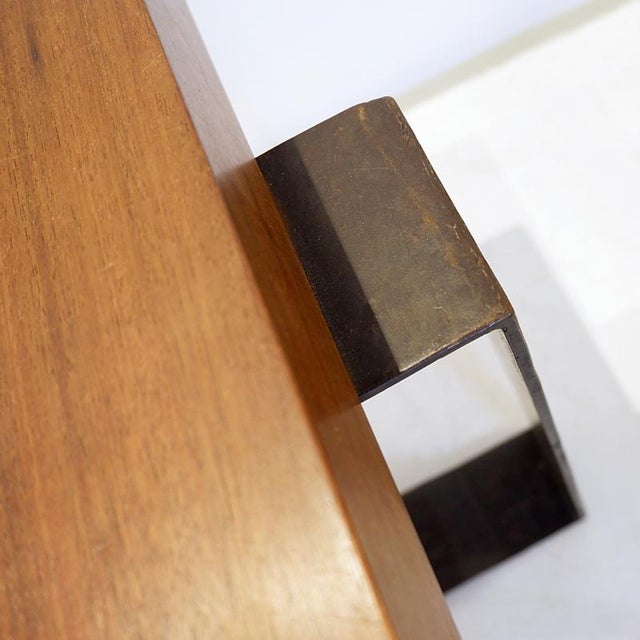 Vintage Stools in the style of Pierre Chareau, Set of 4 For Sale - Image 11 of 15