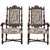 Louis XVI Style French Pair of Carved Walnut Armchairs, 1900s For Sale - Image 15 of 18