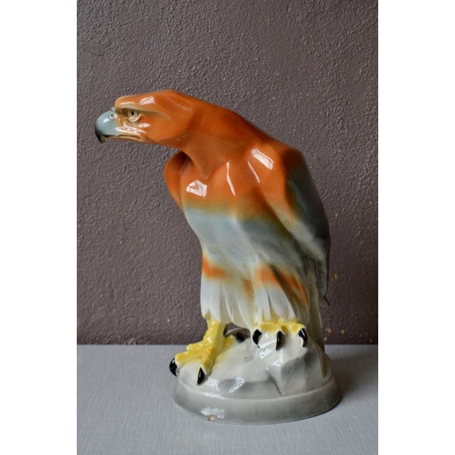 Large Ceramic Eagel from Hirschauer Ceramic, 1930s For Sale - Image 6 of 17