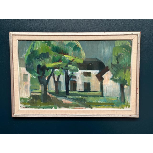 Harry Wichmann, The White House, 1950s, Oil on Canvas, Framed For Sale - Image 6 of 18