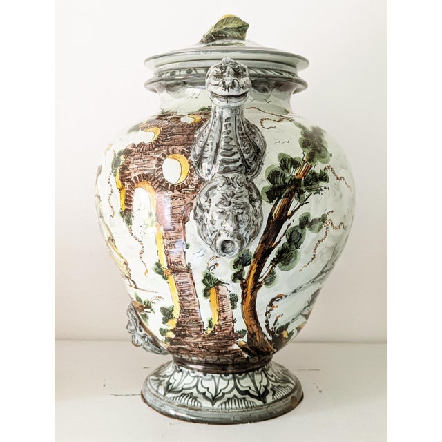 Levantino Ceramic Vase by A. Vaccari for Ce-as Albisola, 1962 For Sale - Image 6 of 17