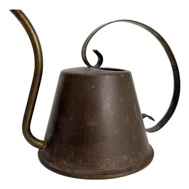 Vintage Brass Watering Can For Sale