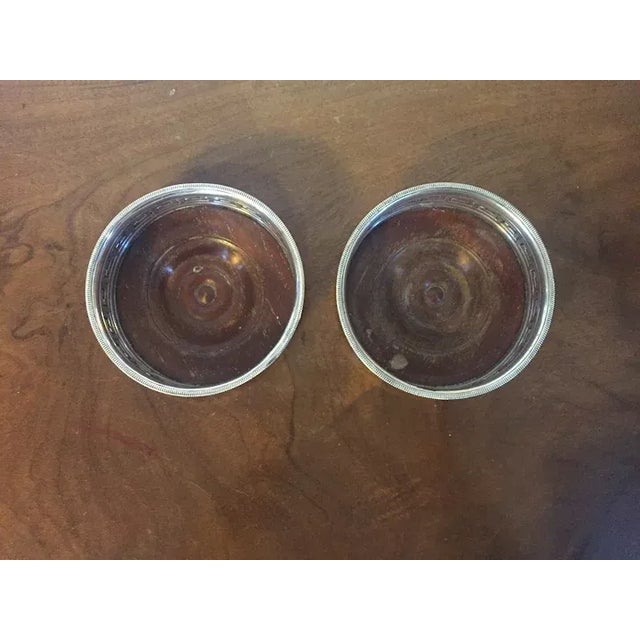 Antique Early 19th Century English Old Sheffield Silver Wine Bottle Coasters with Greek Border by Matthew Boulton - A Pair For Sale In New York - Image 6 of 13