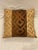 22” x 20” throw pillow, vintage Kuba textile Kuba cloth is made from the leaf of the raffia tree or palm, which is cut...