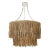 Currey & Company Organic Modern Two Tier Rope Chandelier For Sale