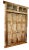 Mid-Century Modern Antique Rustic Carved Exterior Teak Double Hinged Doors, Colonial Plantation Architecture For Sale - Image 3 of 13