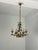 1950s Italian Five-Light Wrought Iron Chandelier, 1950s For Sale - Image 5 of 12