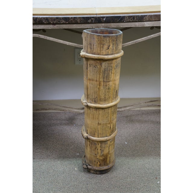 Early 20th Century 3 Antique Tibetan Wood Yak Butter Churn Buckets For Sale - Image 5 of 17