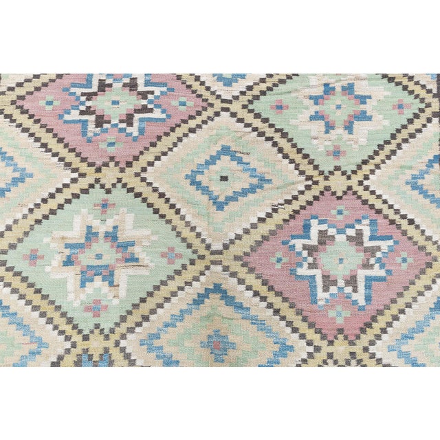 Doris Leslie Blau Mid-20th century Swedish Handmade Wool Rug For Sale - Image 4 of 10