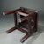 Wood Vintage Chinese Zitan Rosewood Mother-of-Pearl Inlaid "Magpie on Plum" Stool For Sale - Image 7 of 7