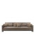 Contemporary Brown 3-Seater Sofa For Sale - Image 3 of 7