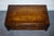 Brown Vintage Military Campaign Hardwood and Brass Coffee Table with Drawers For Sale - Image 8 of 13