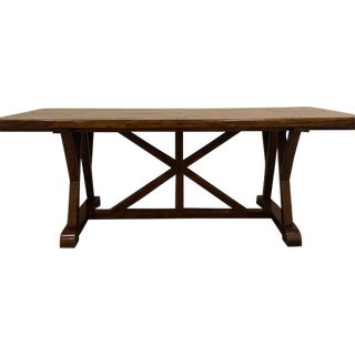 Theodore Alexander Wood Monastery Dining Table For Sale