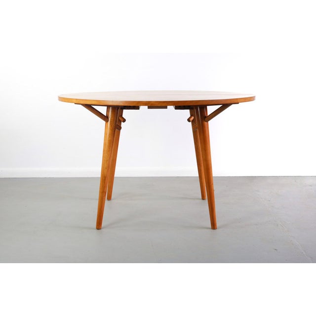 Mid-Century Modern 1960s Mid Century Modern Conant Ball Spindle Dining Set- 5 Pieces For Sale - Image 3 of 10
