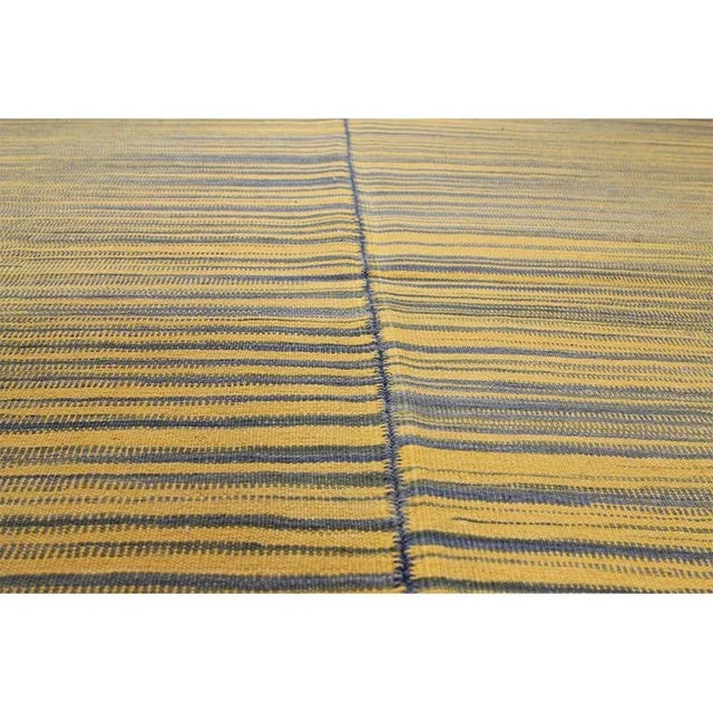 Handwoven Scandinavian Style Persian Kilim Rug 5'0" X 6'9" For Sale In Dallas - Image 6 of 10