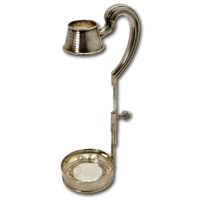 Vintage Late 20th Century Argenteria Peruana ( Peru ) Sterling Silver Wine Bottle Holder - Server For Sale In Boston - Image 6 of 12