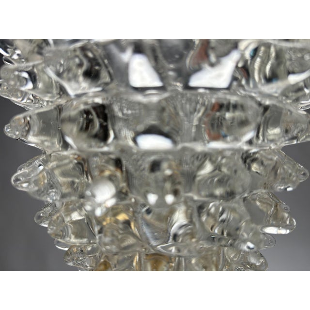Rostrato Wall Lights in Blown Glass and Brass by Barovier & Toso, Italy, 1990s, Set of 6 For Sale - Image 6 of 10