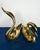 Monumental 15-Inch Hollywood Regency Brass Swans – Pair For Sale - Image 9 of 10