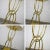 1960s Mid-Century Modern Table Lamp Brass Looped Tube Black Base White Drum Shade For Sale - Image 9 of 13