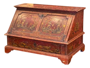 19th Century Chinoiserie Tabletop Secretary